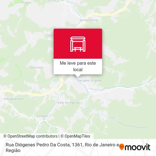 Rua Diógenes Pedro Da Costa, 1361 mapa