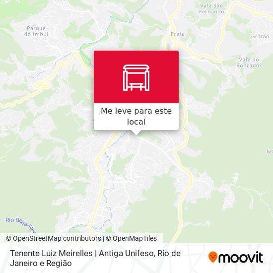 Tenente Luiz Meirelles | Antiga Unifeso mapa