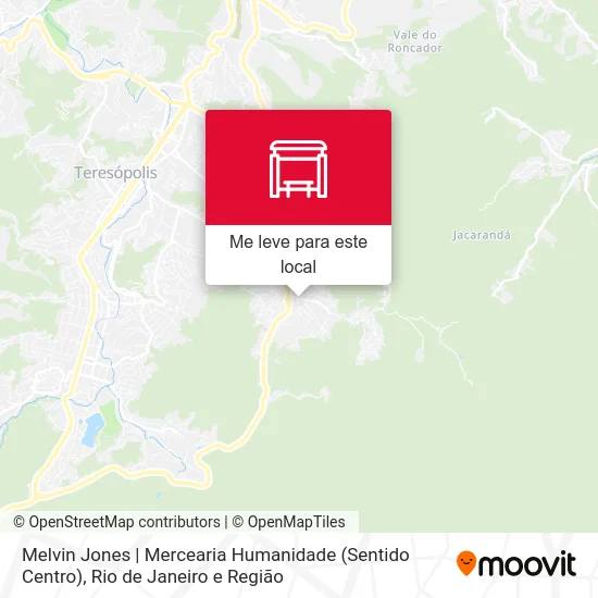 Melvin Jones | Mercearia Humanidade (Sentido Centro) mapa