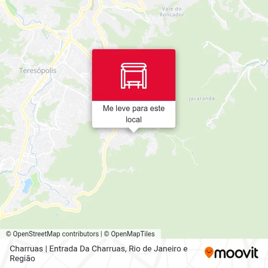 Charruas | Entrada Da Charruas mapa