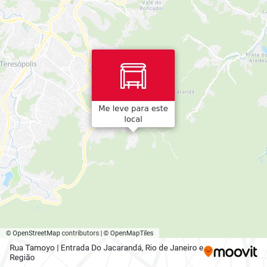 Rua Tamoyo | Entrada Do Jacarandá mapa