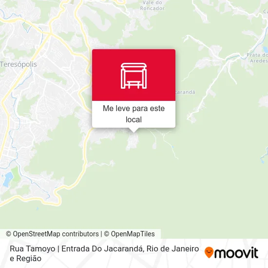 Rua Tamoyo | Entrada Do Jacarandá mapa