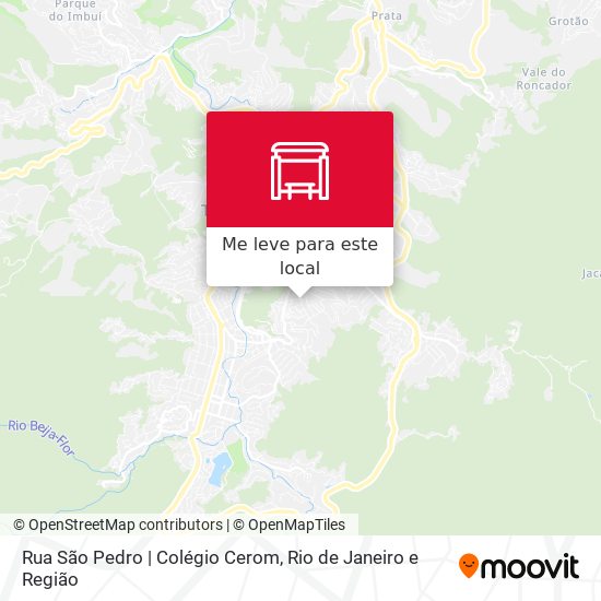 Rua São Pedro | Colégio Cerom mapa