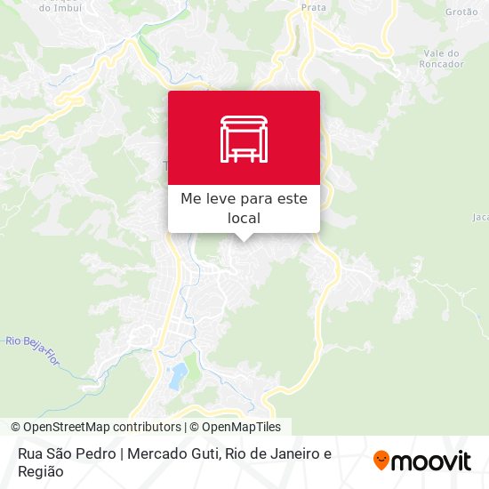 Rua São Pedro | Mercado Guti mapa