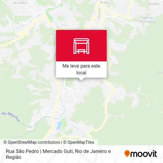Rua São Pedro | Mercado Guti mapa
