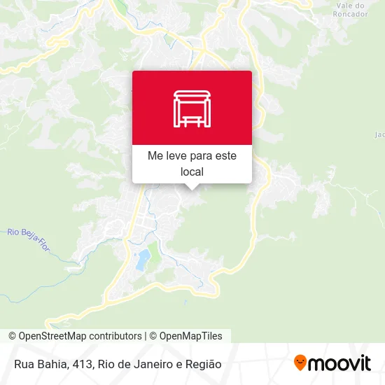 Rua Bahia, 413 mapa