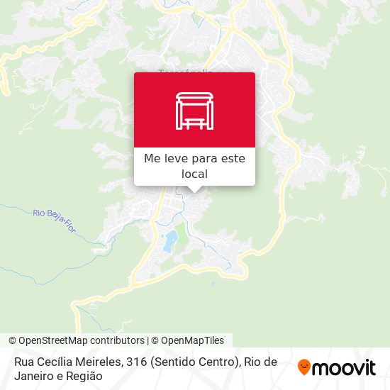 Rua Cecília Meireles, 316 (Sentido Centro) mapa
