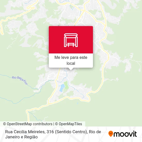 Rua Cecília Meireles, 316 (Sentido Centro) mapa