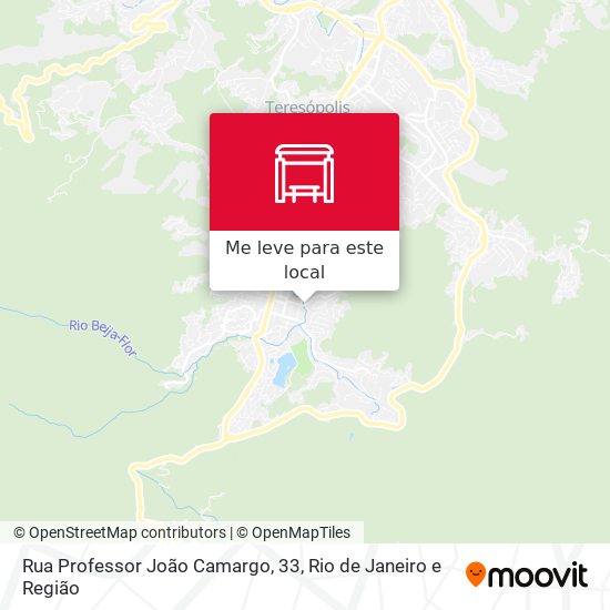 Rua Professor João Camargo, 33 mapa