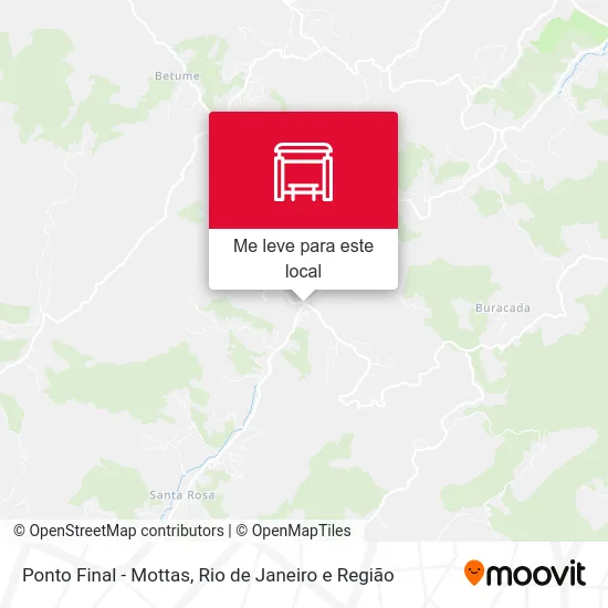 Ponto Final - Mottas mapa