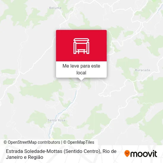 Estrada Soledade-Mottas (Sentido Centro) mapa