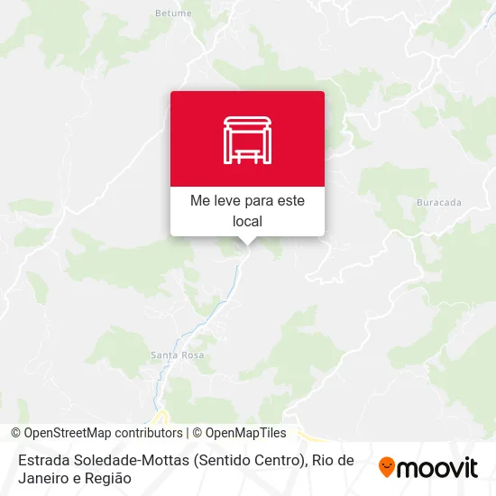 Estrada Soledade-Mottas (Sentido Centro) mapa