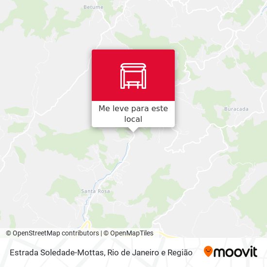 Estrada Soledade-Mottas mapa