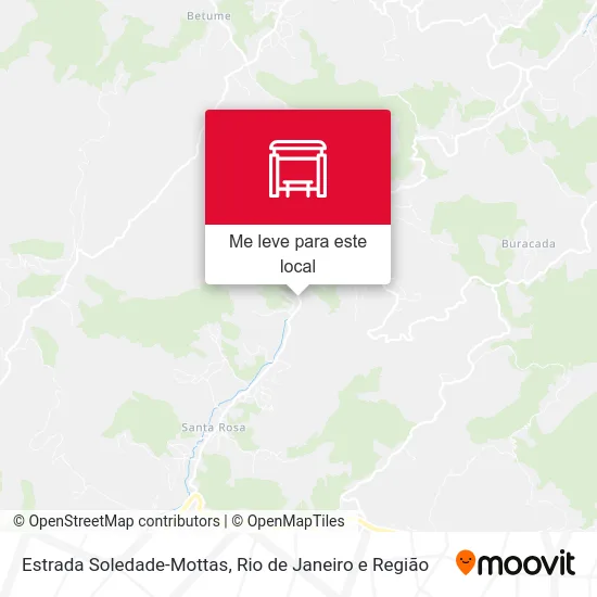 Estrada Soledade-Mottas mapa