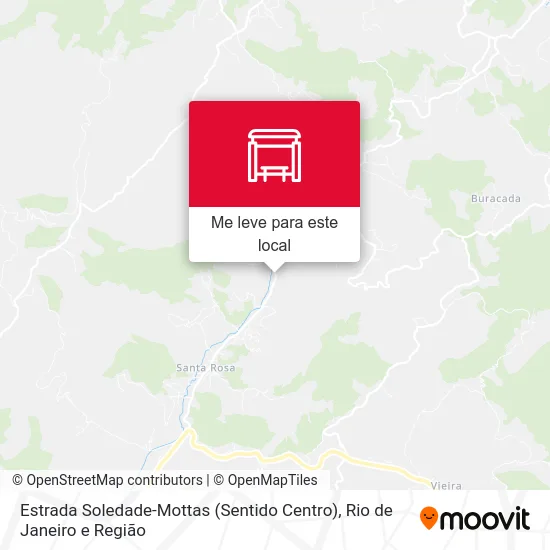 Estrada Soledade-Mottas (Sentido Centro) mapa