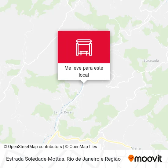 Estrada Soledade-Mottas mapa