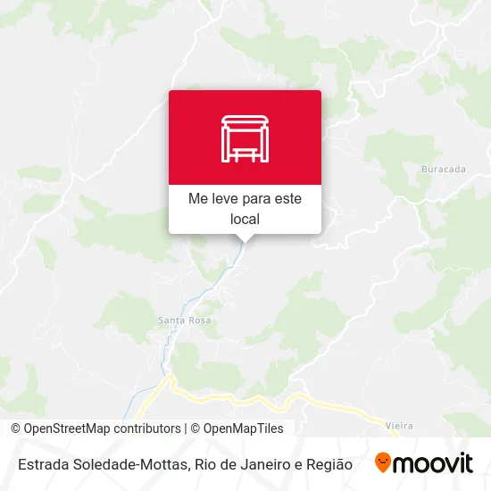 Estrada Soledade-Mottas mapa
