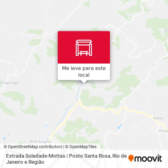 Estrada Soledade-Mottas | Posto Santa Rosa mapa
