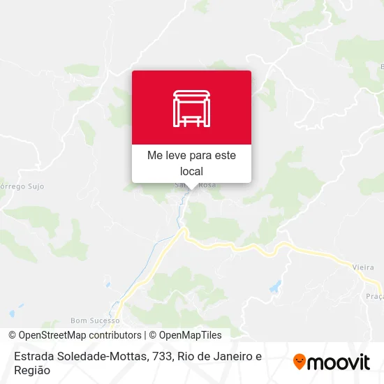 Estrada Soledade-Mottas, 733 mapa