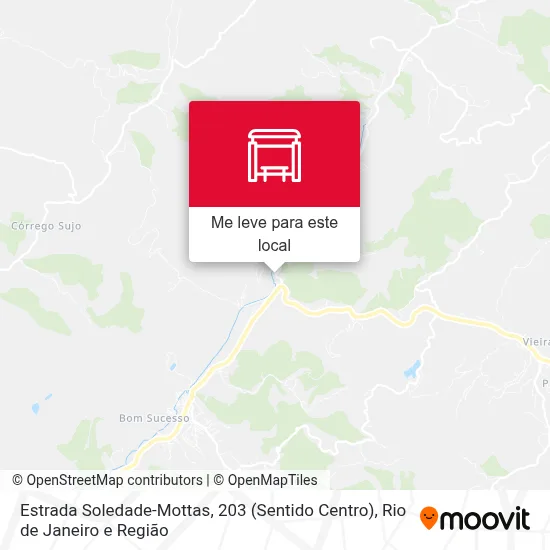 Estrada Soledade-Mottas, 203 (Sentido Centro) mapa