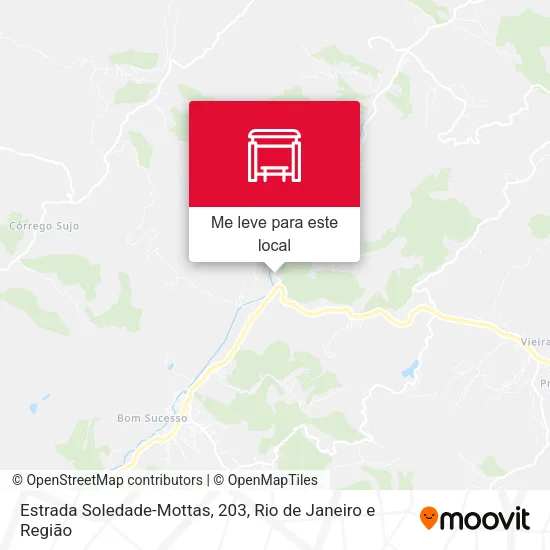 Estrada Soledade-Mottas, 203 mapa