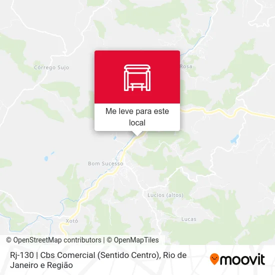 Rj-130 | Cbs Comercial (Sentido Centro) mapa
