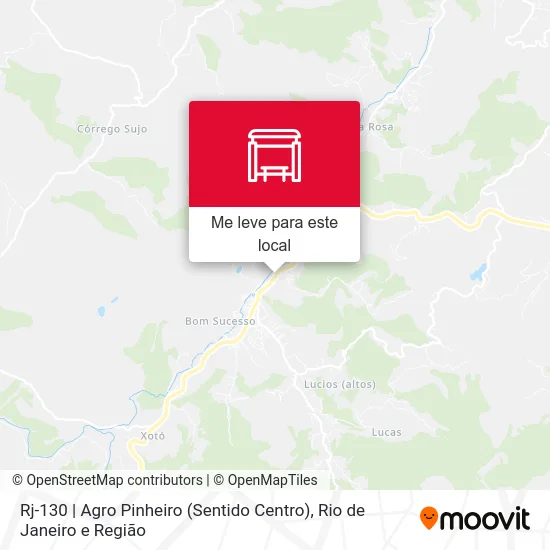 Rj-130 | Agro Pinheiro (Sentido Centro) mapa