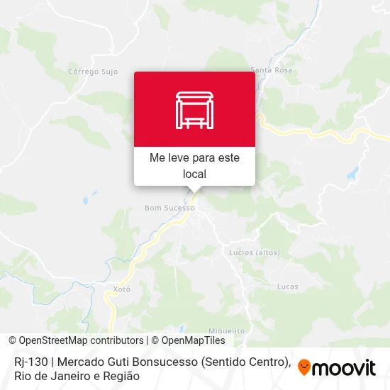 Rj-130 | Mercado Guti Bonsucesso (Sentido Centro) mapa