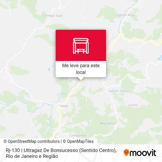 Rj-130 | Ultragaz De Bonsucesso (Sentido Centro) mapa
