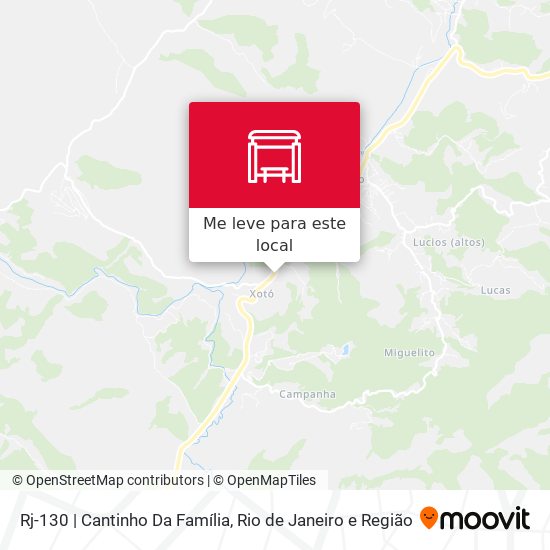 Rj-130 | Cantinho Da Família mapa