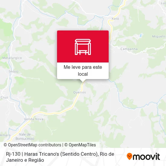 Rj-130 | Haras Tricano's (Sentido Centro) mapa