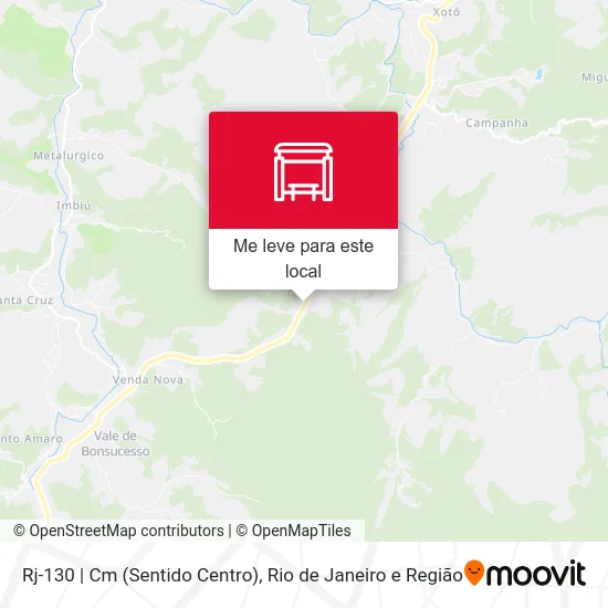 Rj-130 | Cm (Sentido Centro) mapa
