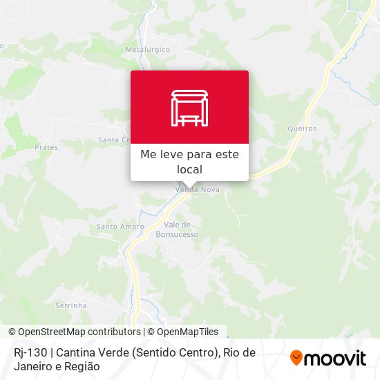 Rj-130 | Cantina Verde (Sentido Centro) mapa