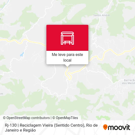 Rj-130 | Reciclagem Vieira (Sentido Centro) mapa