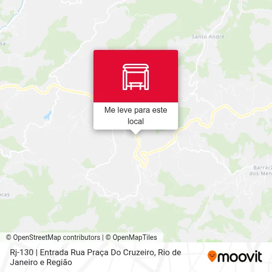 Rj-130 | Entrada Rua Praça Do Cruzeiro mapa