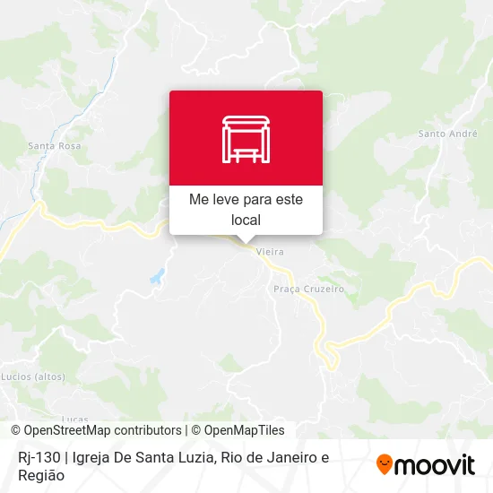 Rj-130 | Igreja De Santa Luzia mapa