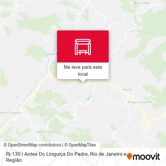 Rj-130 | Antes Do Linguiça Do Padre mapa