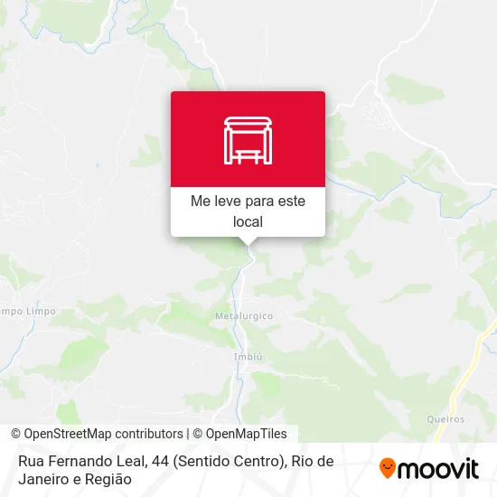 Rua Fernando Leal, 44 (Sentido Centro) mapa