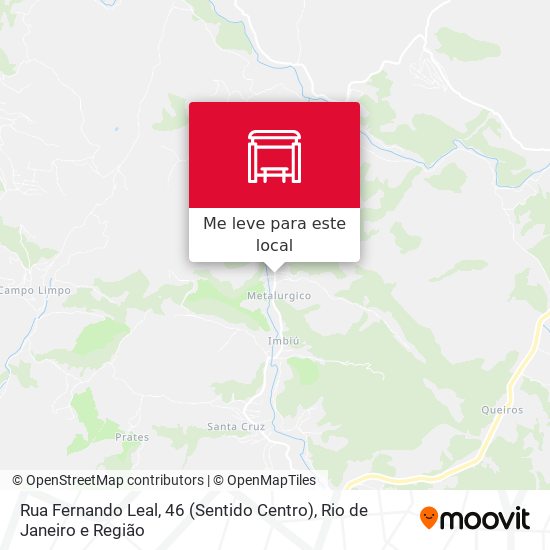 Rua Fernando Leal, 46 (Sentido Centro) mapa