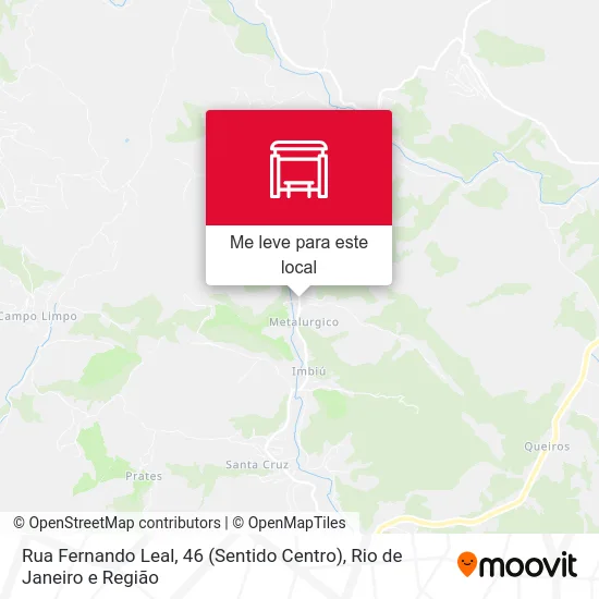 Rua Fernando Leal, 46 (Sentido Centro) mapa