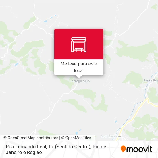 Rua Fernando Leal, 17 (Sentido Centro) mapa