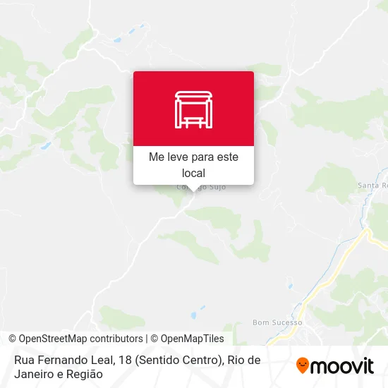 Rua Fernando Leal, 18 (Sentido Centro) mapa