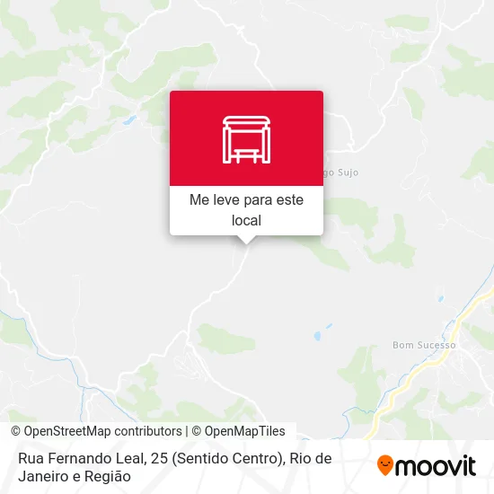 Rua Fernando Leal, 25 (Sentido Centro) mapa