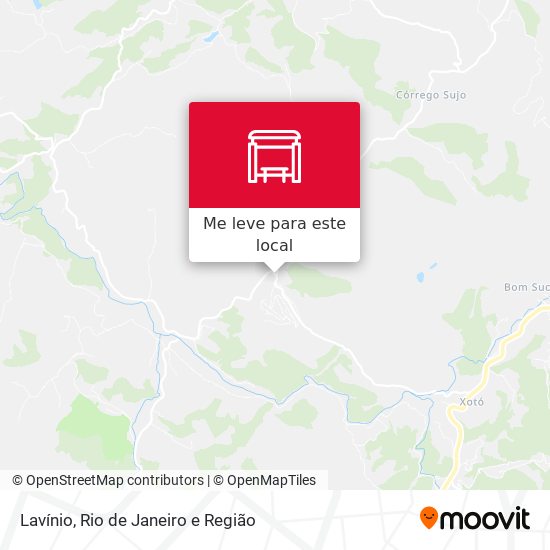 Lavínio mapa