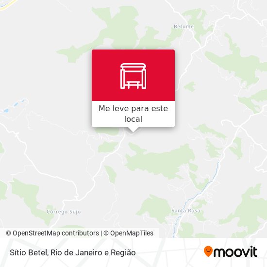Sítio Betel mapa