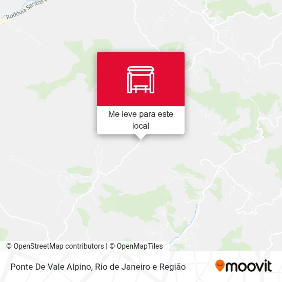Ponte De Vale Alpino mapa