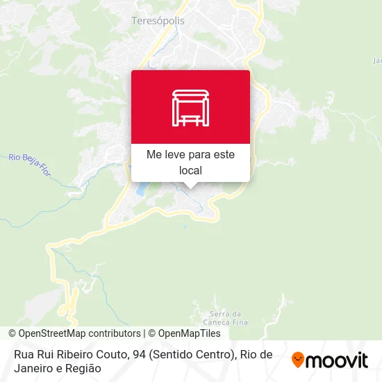 Rua Rui Ribeiro Couto, 94 (Sentido Centro) mapa