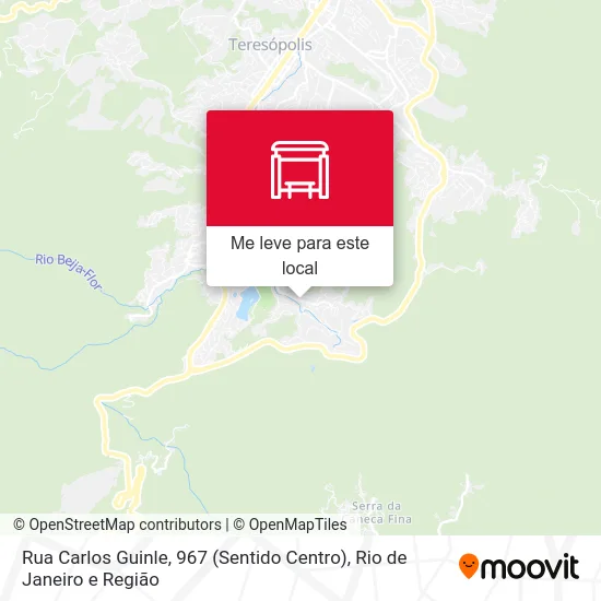 Rua Carlos Guinle, 967 (Sentido Centro) mapa
