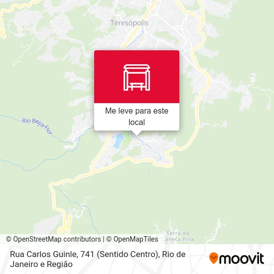 Rua Carlos Guinle, 741 (Sentido Centro) mapa