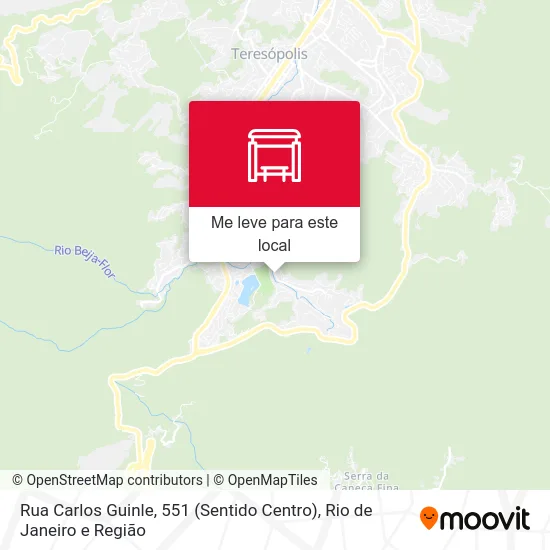 Rua Carlos Guinle, 551 (Sentido Centro) mapa